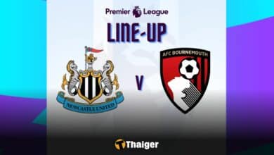 11 ตัวจริง นิวคาสเซิ่ล บอร์นมัธ