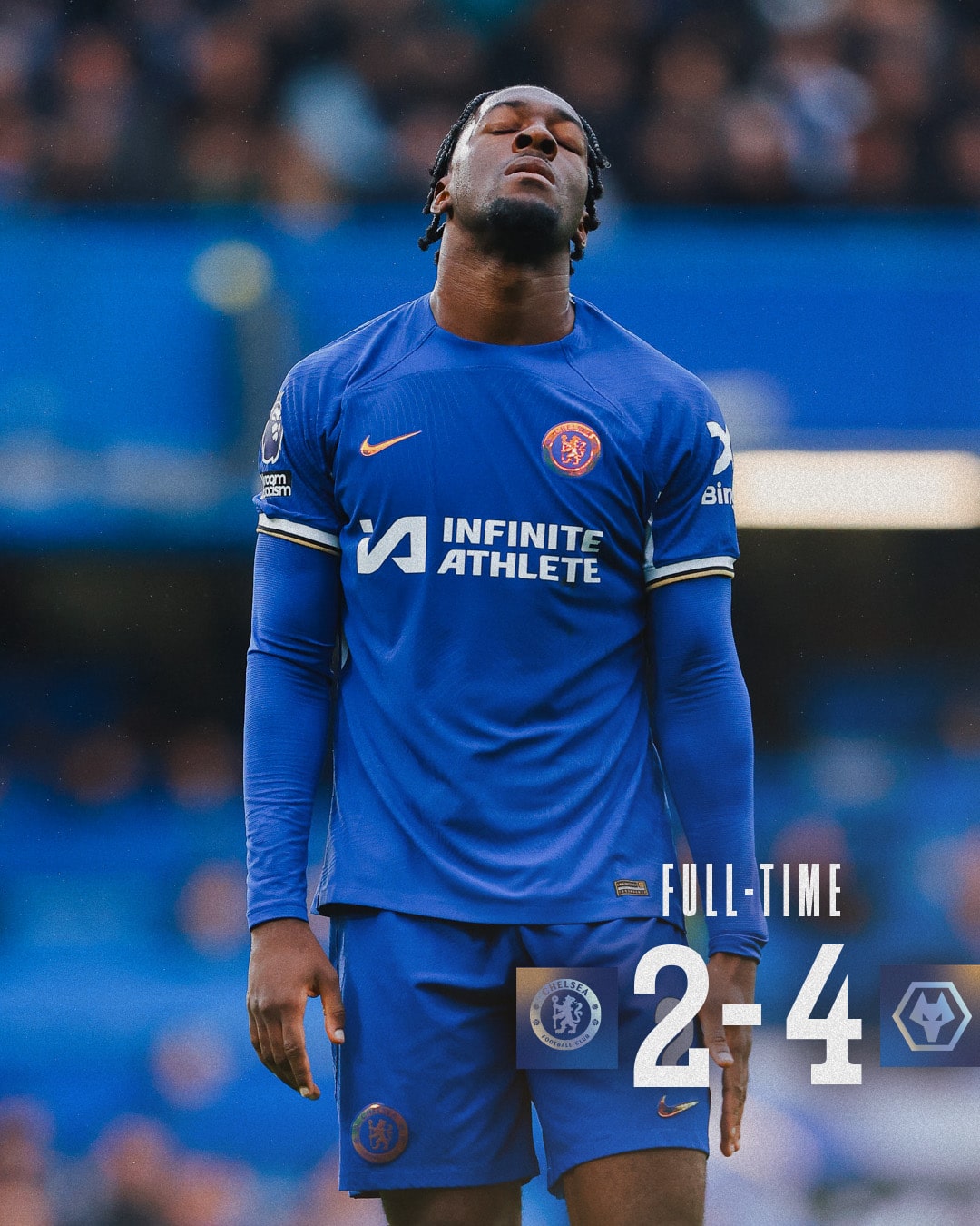 ผลบอลล่าสุด พรีเมียร์ลีก เชลซี วูล์ฟแฮมป์ตัน