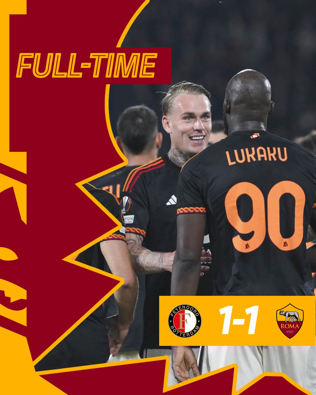 ผลบอลเมื่อคืนนี้ ยูโรปา เฟเยนูร์ด โรม่า