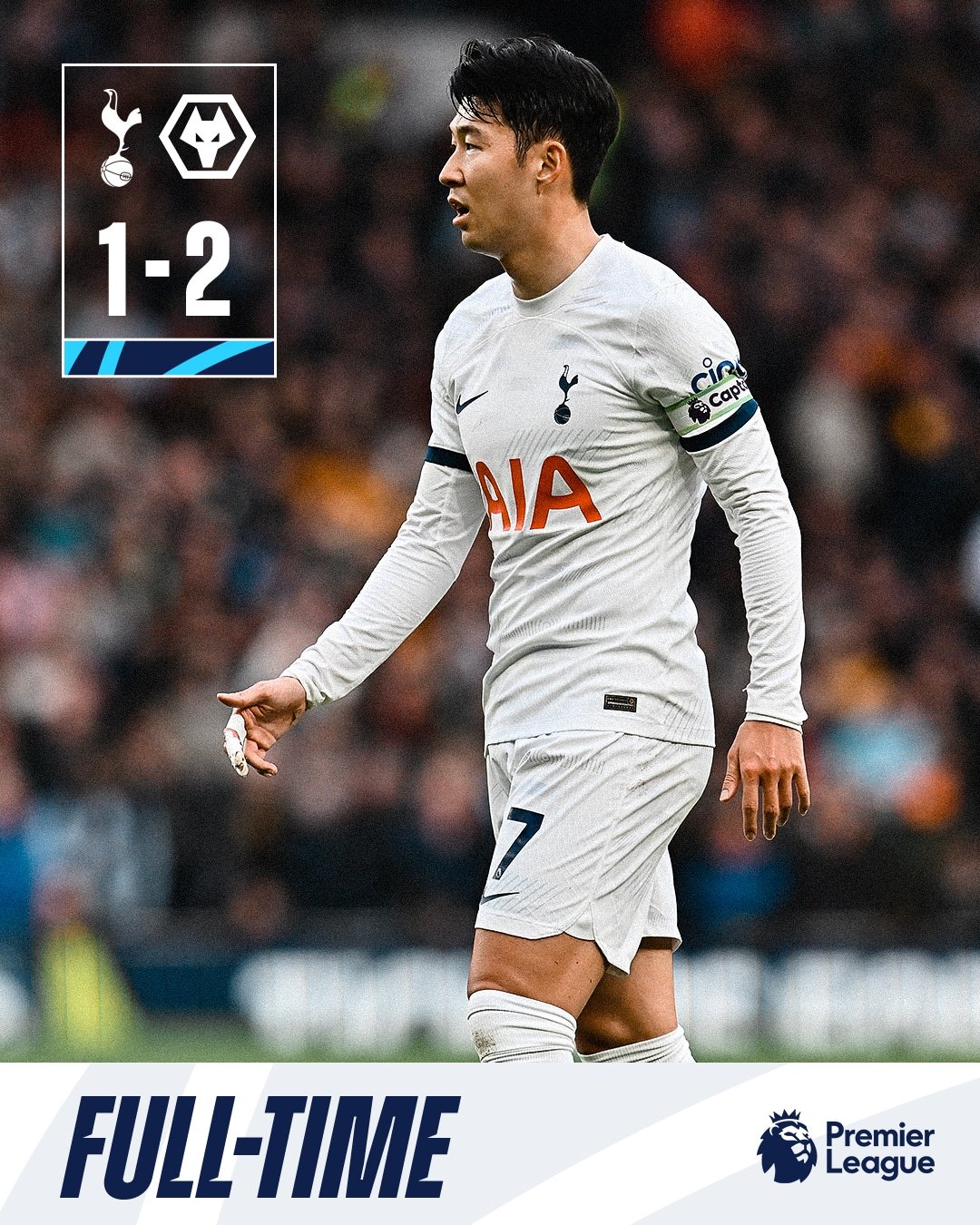 ผลบอลเมื่อคืนนี้ พรีเมียร์ลีก สเปอร์ส วูล์ฟแฮมป์ตัน