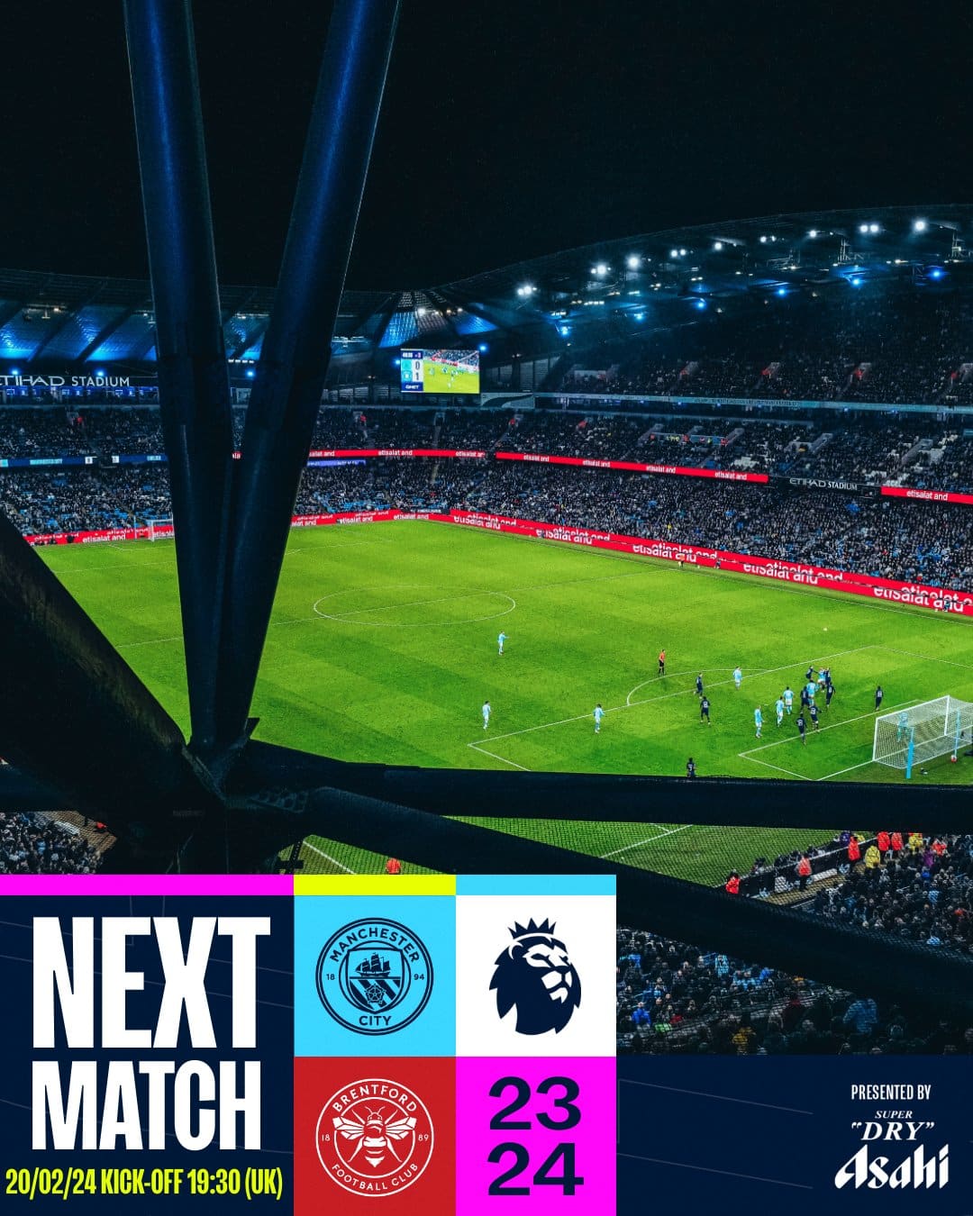 ดูบอลสด พรีเมียร์ลีก แมนซิตี้ เบรนท์ฟอร์ด