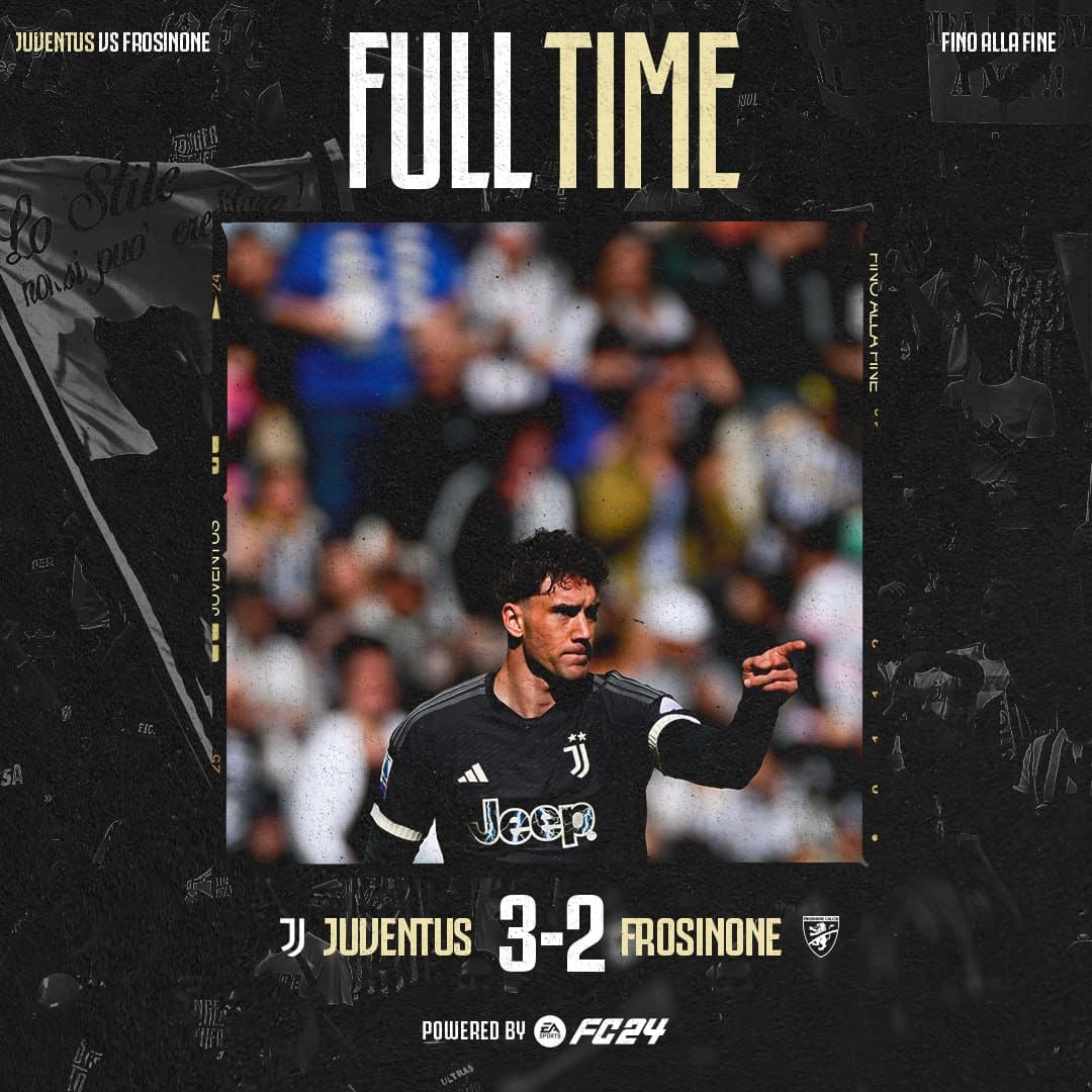 ผลบอลล่าสุด กัลโช่ ยูเวนตุส โฟรซิโนเน่