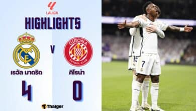 ผลบอลเมื่อคืนนี้ ลาลีกา เรอัล มาดริด คิโรน่า