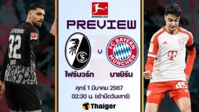 ดูบอลสด บุนเดสลีกา ไฟร์บวร์ก บาเยิร์น