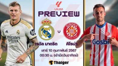 ดูบอลสด ลาลีกา เรอัล มาดริด คิโรน่า