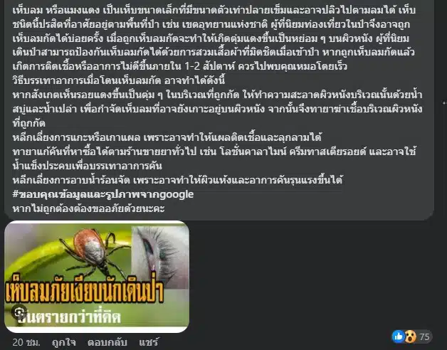 เห็บลมคือ