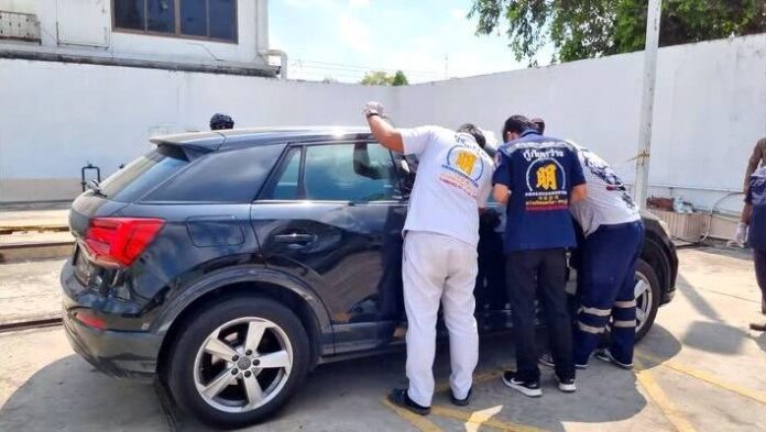 ชายเสียชีวิตในปั๊มสระบุรี