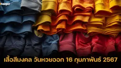 เสื้อสีมงคล วันหวยออก 16 กุมภาพันธ์ 2567 2024