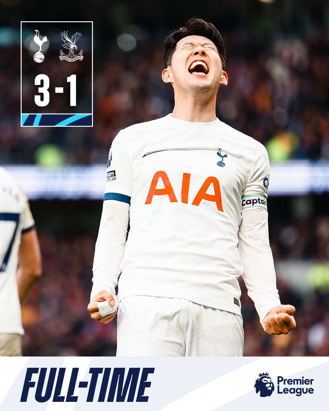 ผลบอลเมื่อคืนนี้ พรีเมียร์ลีก สเปอร์ส พาเลซ