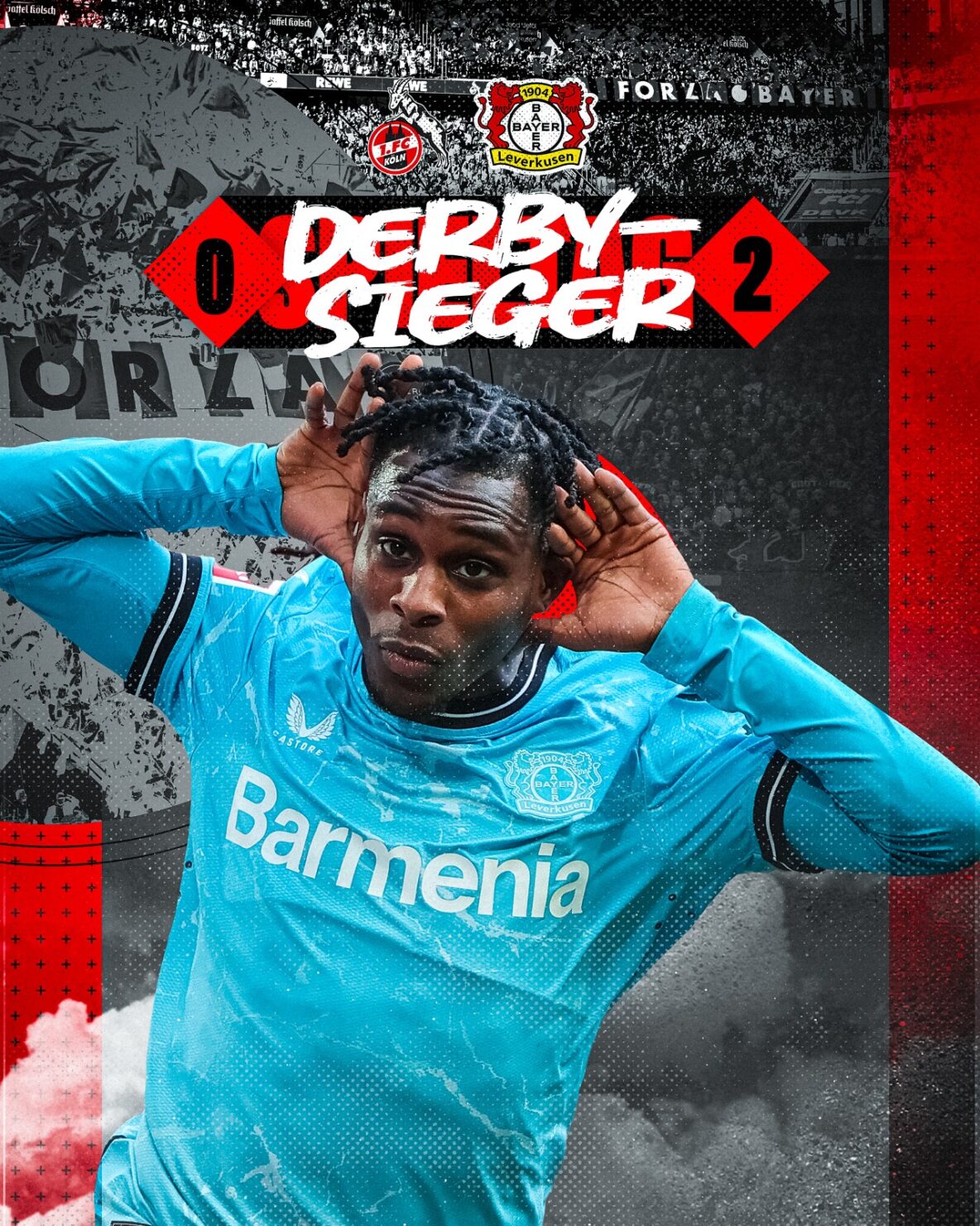 ผลบอลเมื่อคืนนี้ บุนเดสลีกา โคโลญจน์ เลเวอร์คูเซ่น