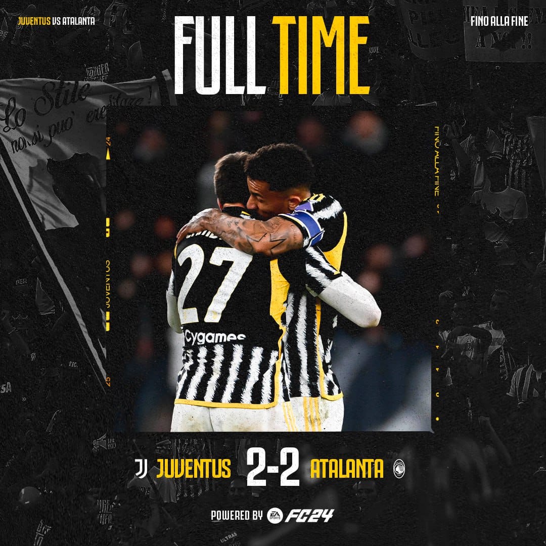 ผลบอลเมื่อคืนนี้ กัลโช่ ยูเวนตุส อตาลันต้า