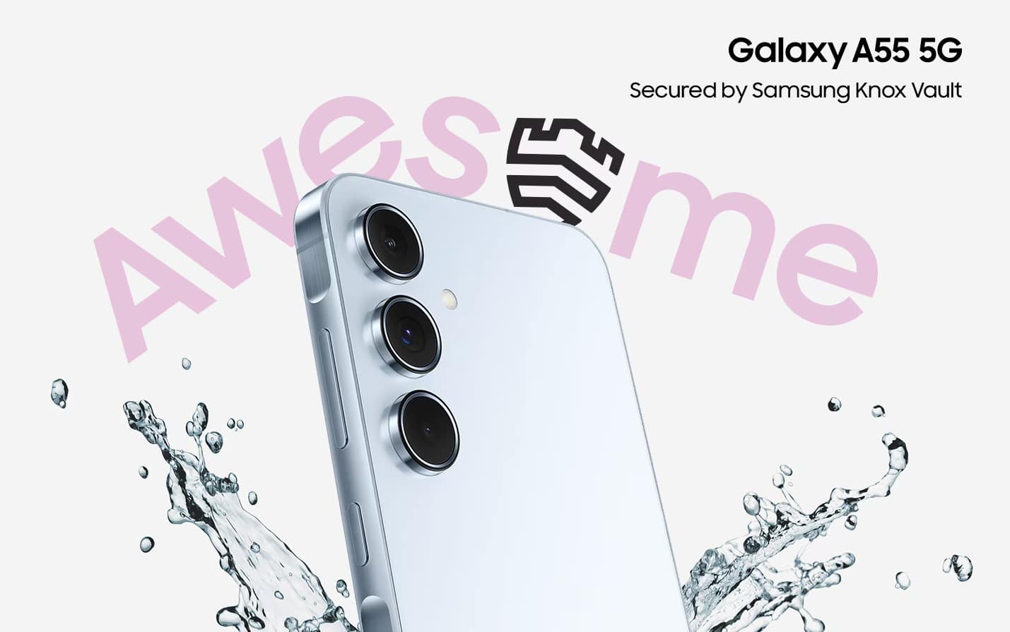 Samsung Galaxy A55 5G มีฟีเจอร์กันน้ำ 