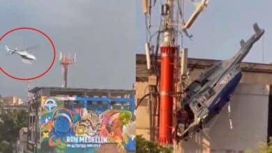 เฮลิคอเตอร์นำเที่ยวตก โคลอมเบีย