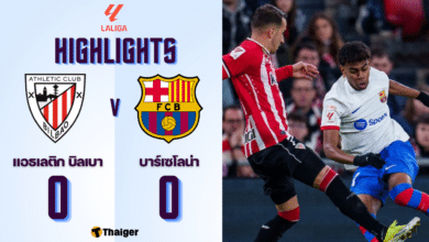 ผลบอลเมื่อคืนนี้ ลาลีกา บิลเบา บาร์เซโลน่า
