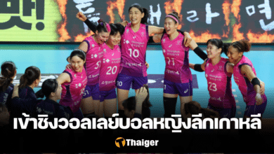 พิงค์ สไปเดอร์ส เรด สปาร์คส วอลเลย์บอลหญิงลีกเกาหลี