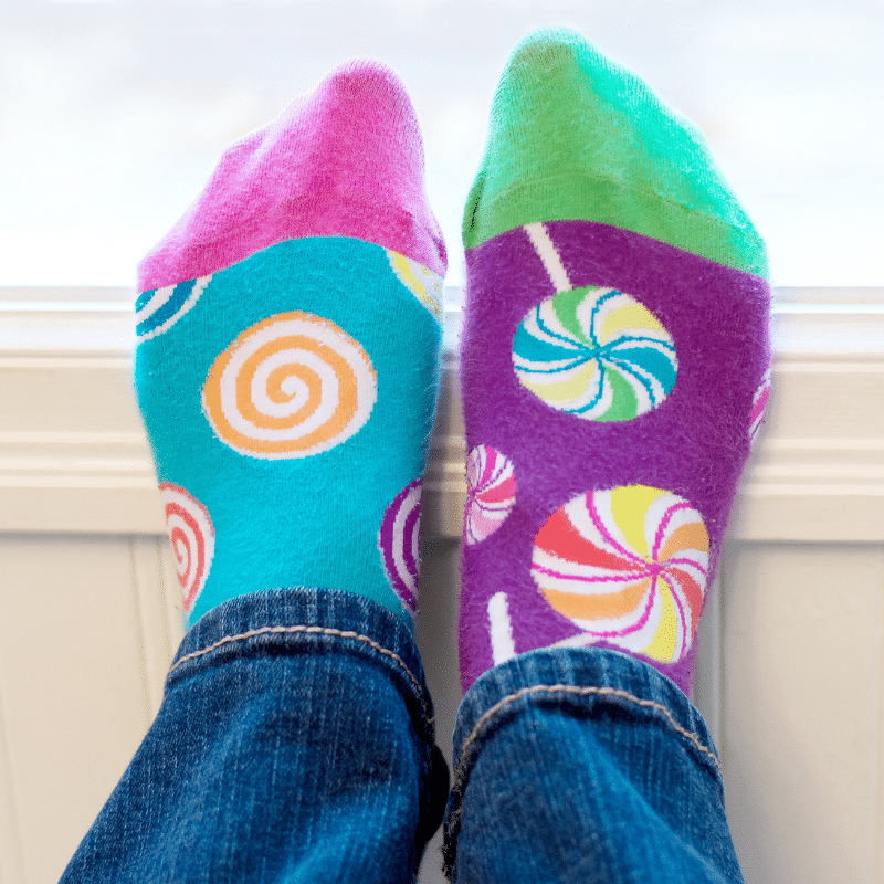 สวมถุงเท้า