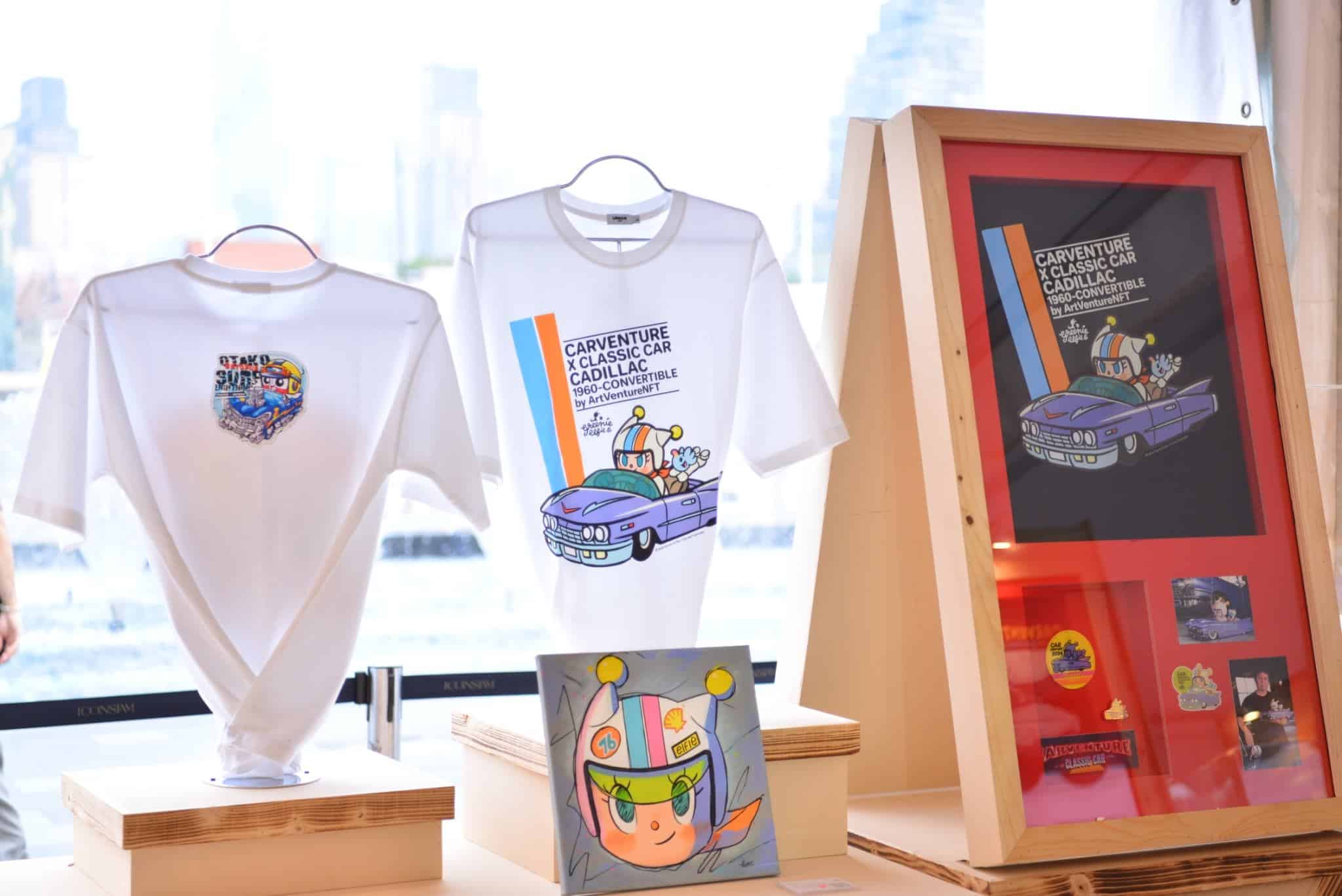 เสื้อผ้าและของที่ระลึก ขายในงาน CARVENTURE CLASSIC CAR