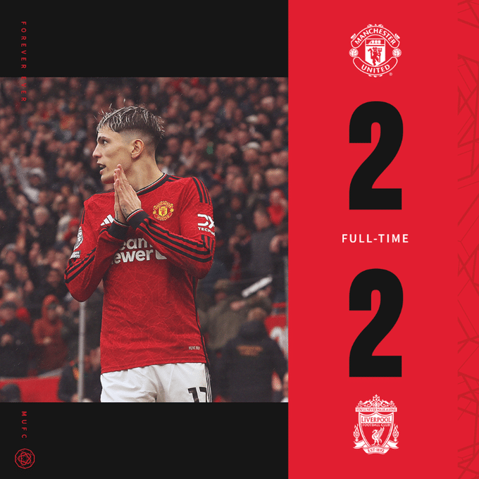 ผลบอลล่าสุด พรีเมียร์ลีก แมนยู ลิเวอร์พูล