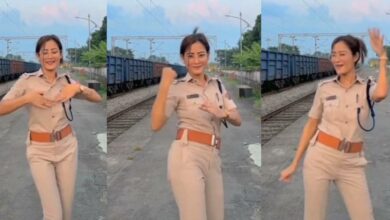 ไวรัลต่งประเทศ ตำรวจหญิงเต้น