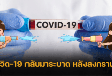 กรมควบคุมโรค เผยสาเหตุ ทำไมโควิด-19 กลับมาระบาด หลังช่วงเทศกาลสงกรานต์