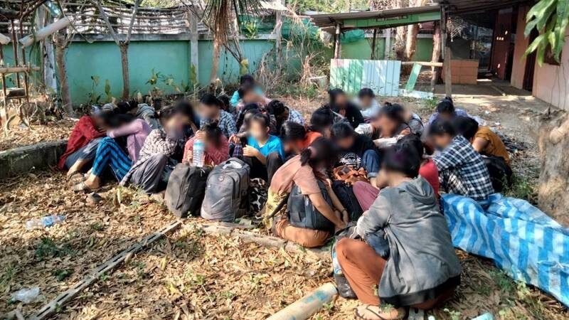จับหนุ่มเมียนมา 120 คน