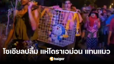 ญี่ปุ่นชื่นชม คนไทยแห่ 'โดราเอม่อน' ขอฝน ไม่ทารุณแมว