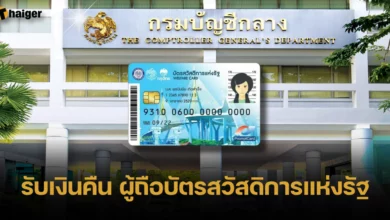 รับเงินคืน ผู้ถือบัตรสวัสดิการแห่งรัฐ