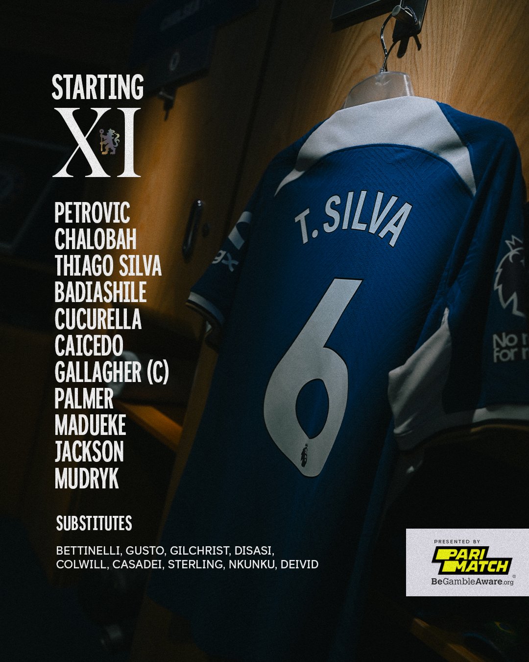 11 ตัวจริง เชลซี เวสต์แฮม