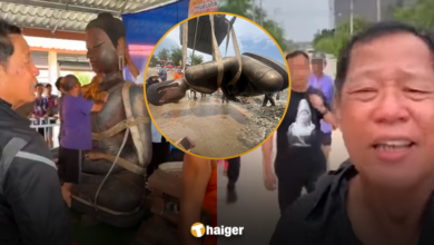 Laos unearths ancient Buddha statue in the middle of the Mekong River