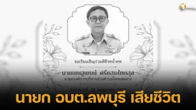 The Lopburi Subdistrict Administrative Organization president has died.