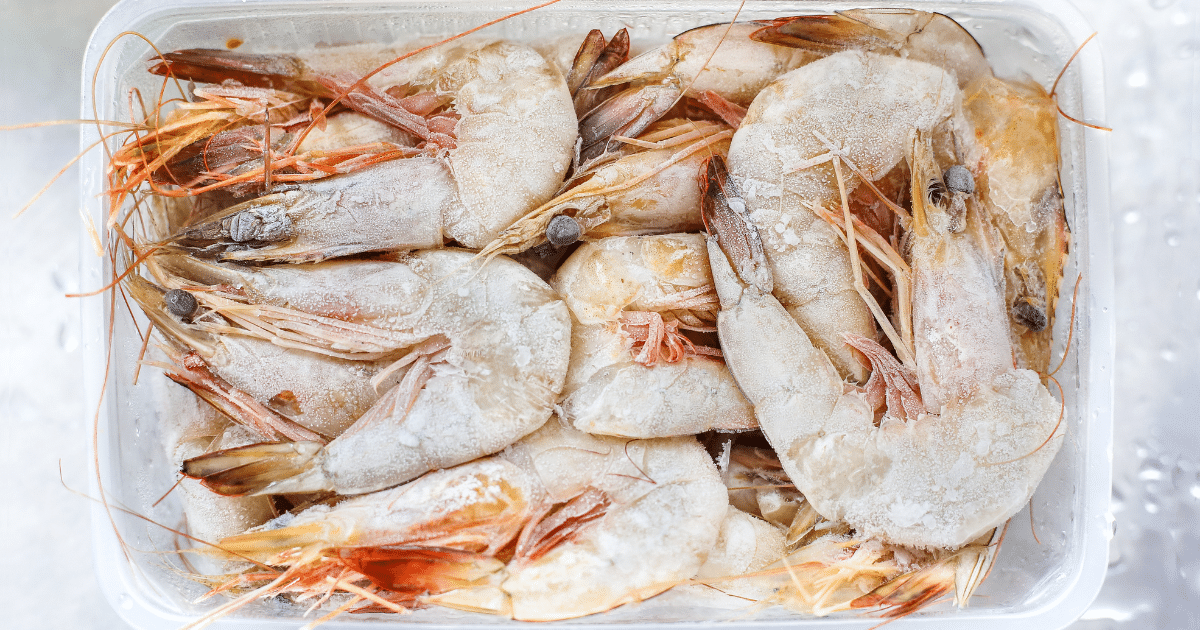 กุ้งแช่แข็ง