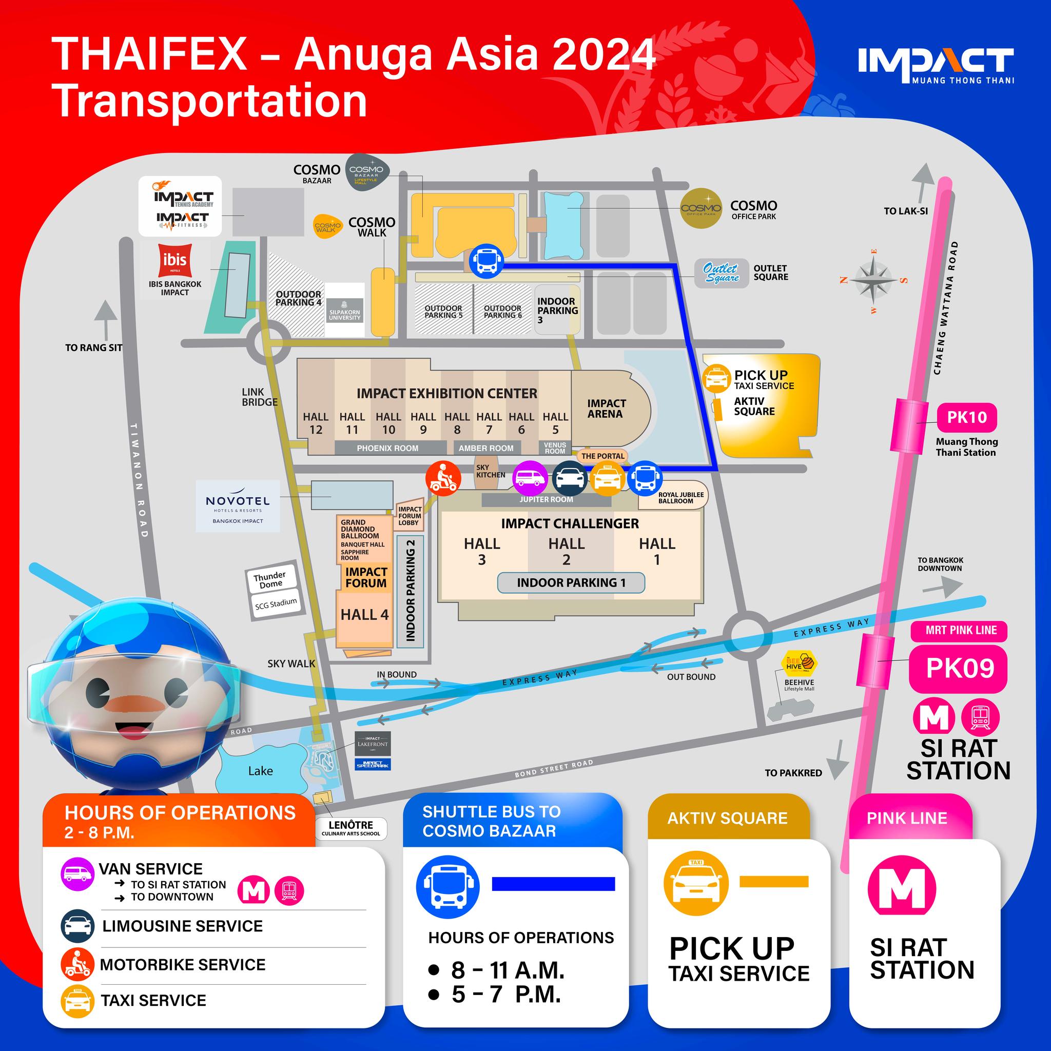 งาน THAIFEX 2024 ไปยังไง