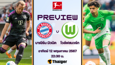 ดูบอลสด บุนเดสลีกา บาเยิร์น มิวนิค โวล์ฟสบวร์ก