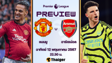 ดูบอลสด พรีเมียร์ลีก แมนยู อาร์เซน่อล