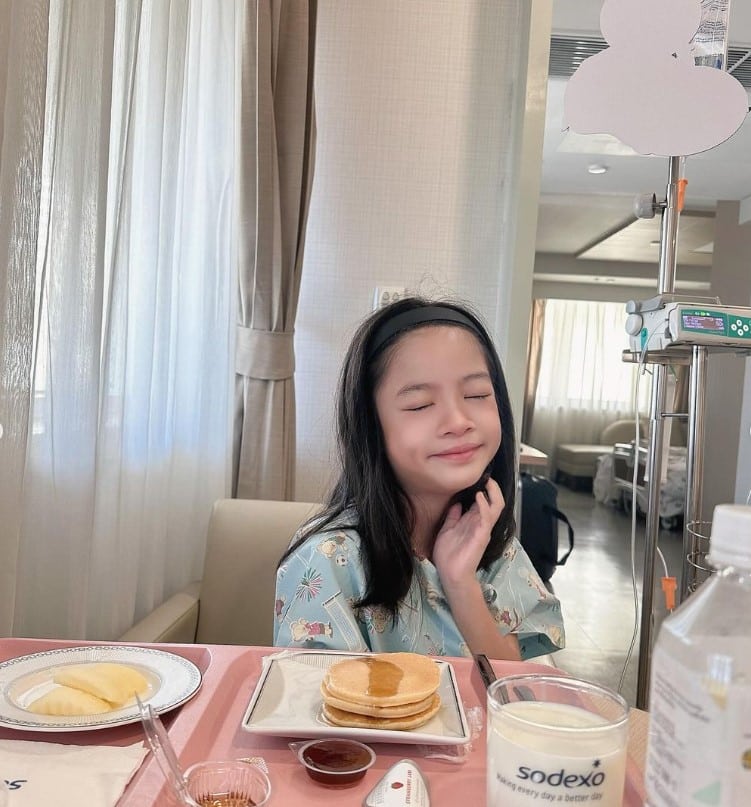 น้องอลิน ป่วยเข้าโรงพยาบาล โอปอล