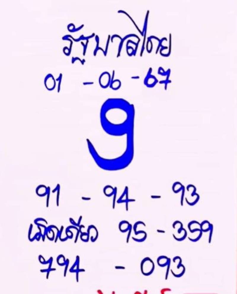 เลขเด็ดเจ๊ฟองเบียร์ 1 มิ.ย. 67