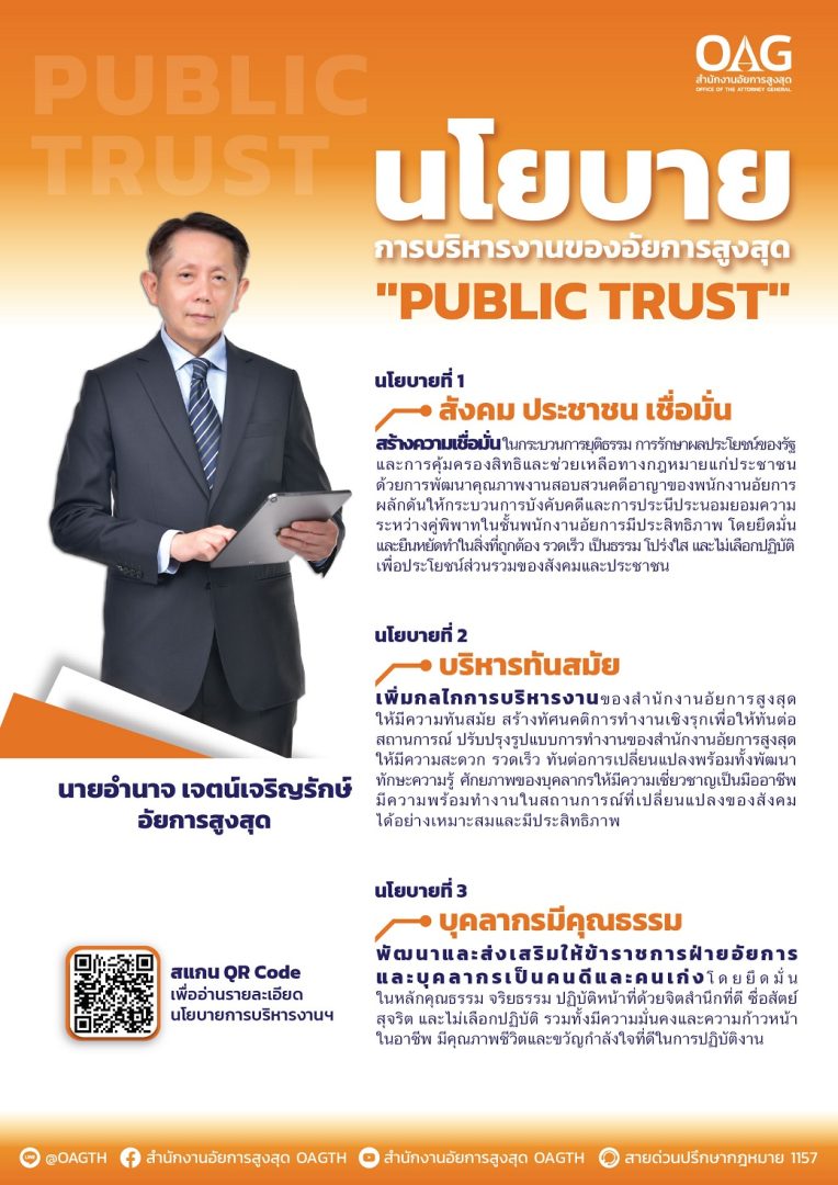 อ่านประวัติ นายอำนาจ เจตน์เจริญรักษ์ อัยการสูงสุด ฟ้องทักษิณ
