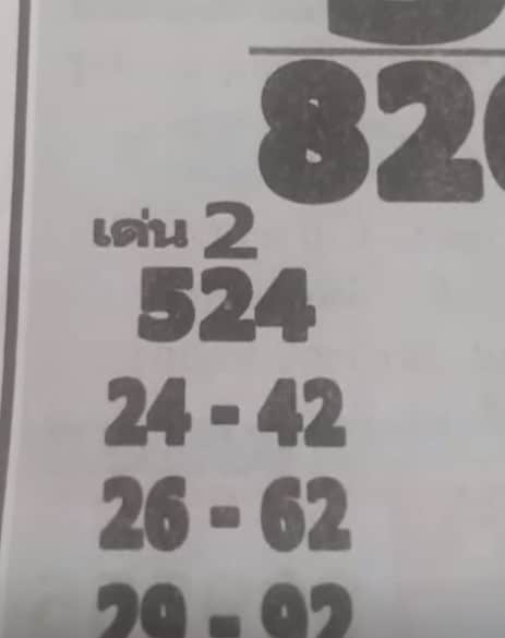 เจ้าพ่อปากแดงใบ้เลขเด่นชุดที่ 2 ลุ้นงวด 16 พ.ค. 67