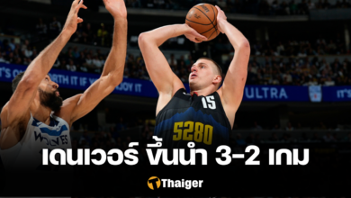 เดนเวอร์ นักเก็ตส์ มินเนโซต้า ทิมเบอร์วูล์ฟส์ NBA เพลย์ออฟ