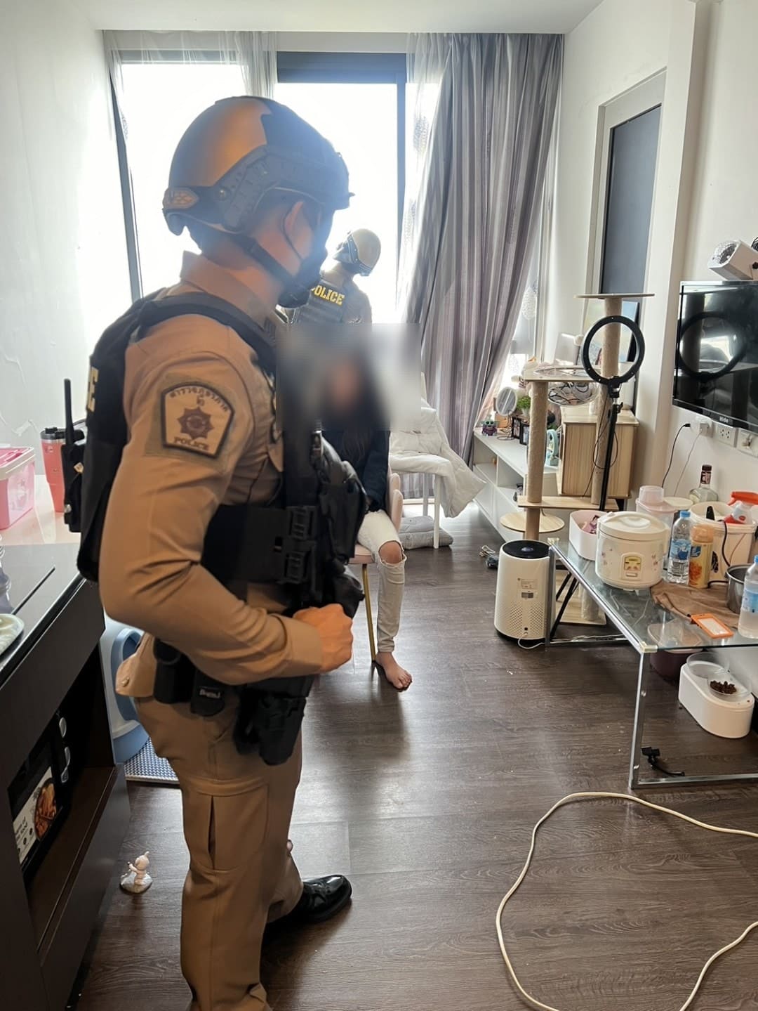 เมืองพัทยา ทอมใจเหี้ยม โยนแมวตกตึก 21 ชั้น