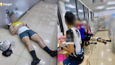 ไลฟ์โค้ช นอนกลางร้านสะดวกซื้อ