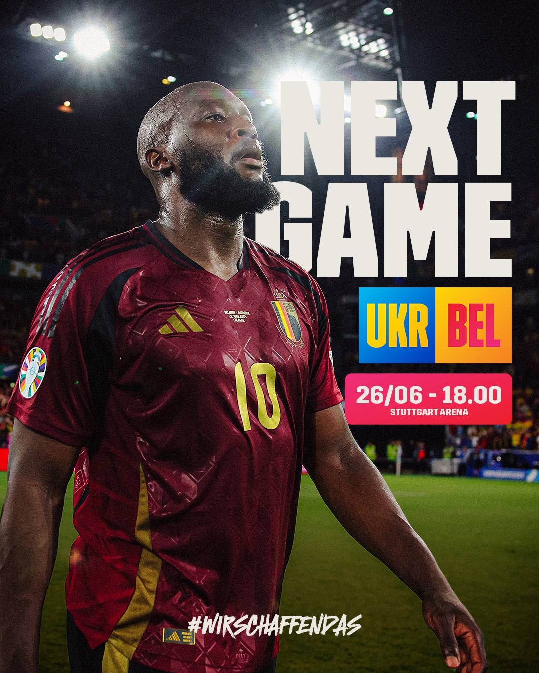 ฟุตบอล ยูโร 2024 ยูเครน เบลเยียม