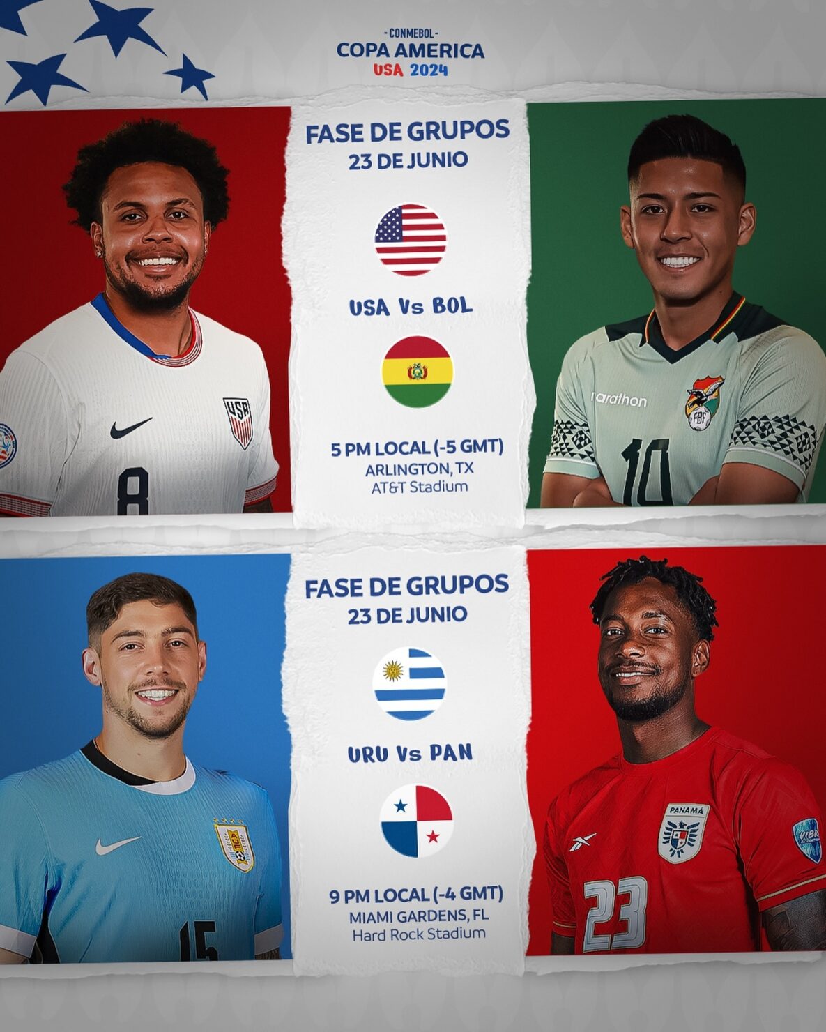 โคปา อเมริกา 2024 สหรัฐอเมริกา โบลิเวีย
