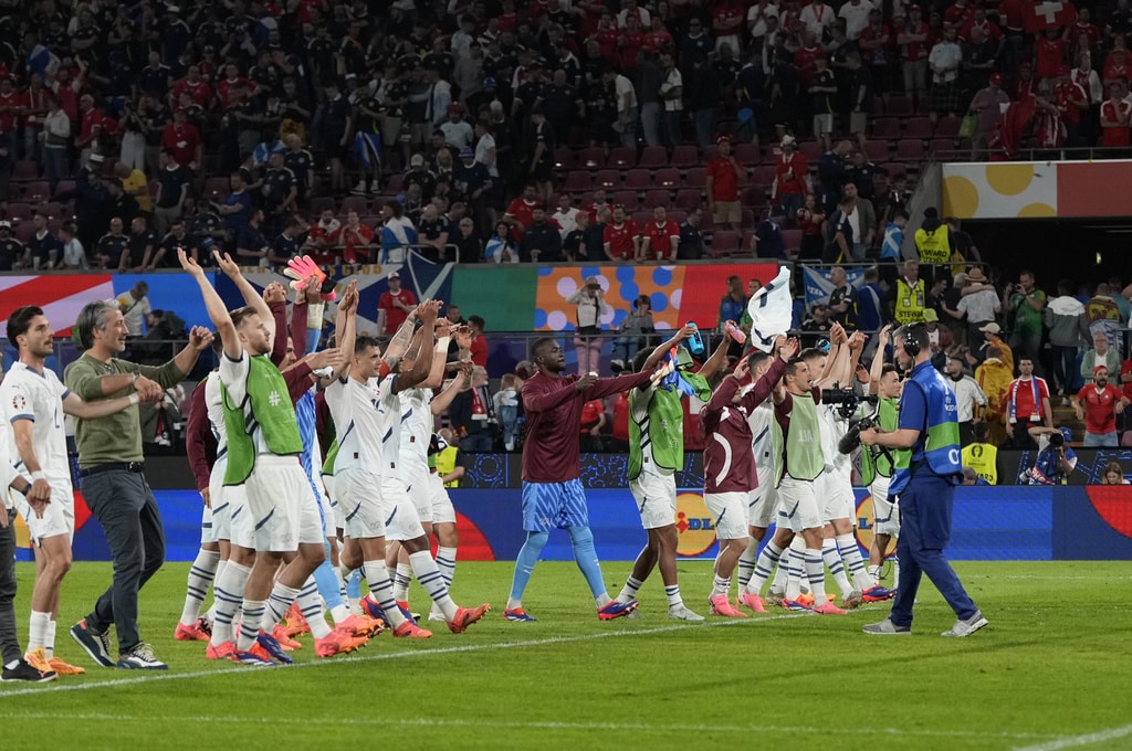 ผลบอลเมื่อคืนนี้ ยูโร 2024 สกอตแลนด์ สวิตเซอร์แลนด์