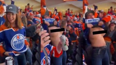 แฟนฮอกกี้น้ำแข็งโชว์เต้า สหรัฐ