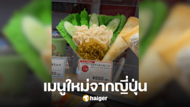 It's crazy. Japan has a new menu item. 'Chicken Rice Crepes' Thai people flock to admire the good idea, but are confused. Can they really be eaten