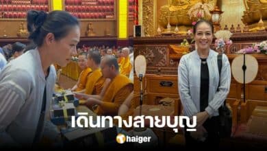 Join in making merit with &#039;Kob Paphasara&#039; by paying homage to the Buddha image at a Chinese temple and receiving blessings from the Goddess Kuan Yin.