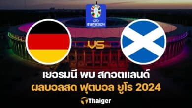 ผลบอลสด ยูโร 2024 เยอรมนี สกอตแลนด์