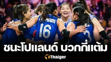 คำนวณคะแนน ไทย โปแลนด์ VNL 2024