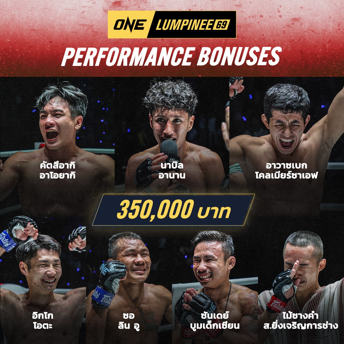 ผลมวย ONE ลุมพินี 69